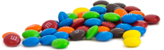 Dry Topping: M&Ms